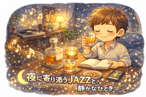 夜に寄り添うJAZZと、静かなひととき