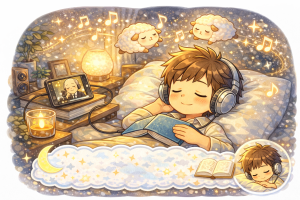 【目を閉じて楽しむ読書】という贅沢